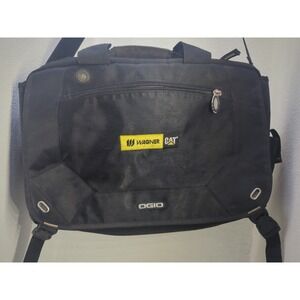 Ogio Jack Pack Messenger Bag With Wagner CAT Logo  Black Large Tool School